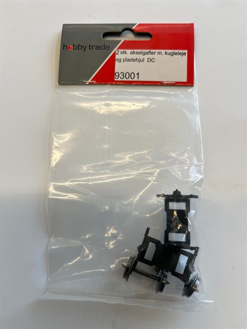 Hobbytrade 93001 QH/QR 2 STK KUGLELEJE INCL PLADEHJUL (DC)